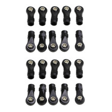20Pcs Plastic M4 Rod End Link Linkage Balls Joint for 1/10 RC Car Crawler Axial SCx10 II 90046 TRx4,C