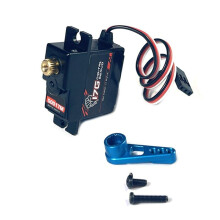 17G 3.5KG Metal Gear Digital Servo and Metal Servo Arm S0017M for WPL C14 C24 MN D90 MN99S RC Car Upgrade Parts,2