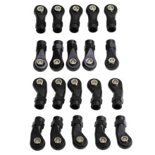 20Pcs M4 Rod End Link Linkage Balls Joint for 1/10 RC Car Crawler Axial SCx10 II 90046 , 10 Pcs C & 10Pcs D