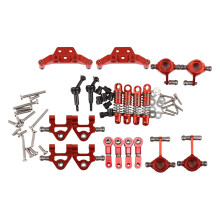 Metal Full Set Upgrade Parts for 1/28 K969 K979 K989 K999 P929 P939 Rc Car Parts,Red