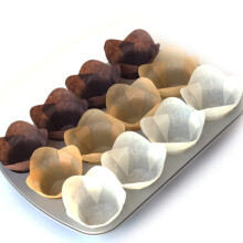 300 Pcs Small Anti-oil Cupcake Wrappers Kitchen Gadget Baking Cups Mini Size