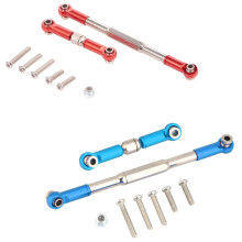 2set RC Steering Rod Steering Linkage Rod Set for WPL 1608T RC Truck RC Steering Linkage Set, & Red