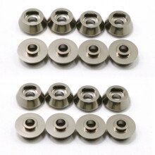 16Pcs Metal Connecting Rod Screw Gasket Shim Washer Rest for WPL C14 C24 C34 C44 MN D90 D91 D99S RC Car,Grey