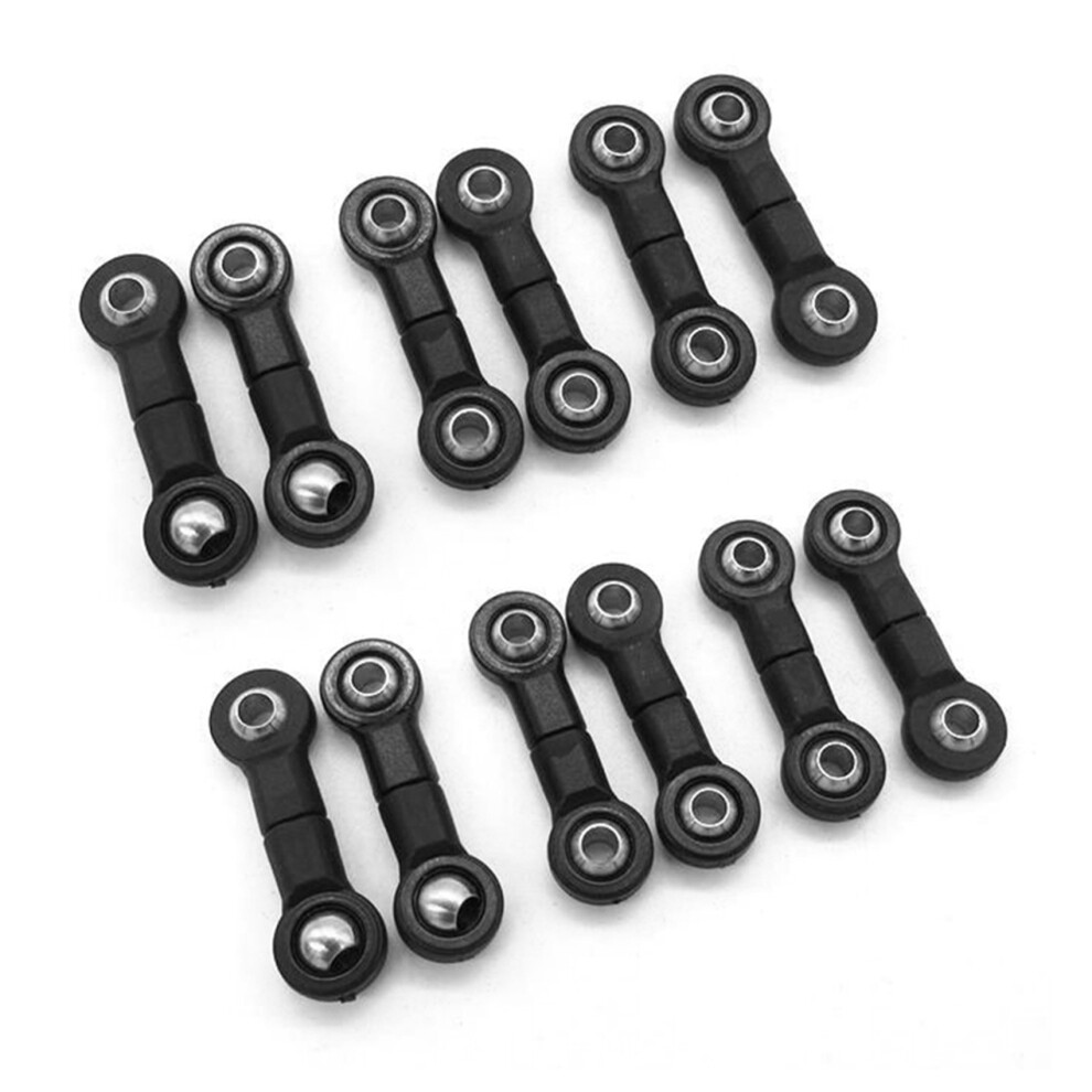 12Pcs Connector Links Rod For Wpl B16 B36 Rc Car Rear Axle Seesaw Ball Head Rod Upgrade Parts 6131186927226
