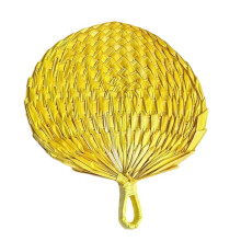 Handweefventilator met natuurlijk blad, traditioneel-4