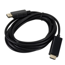 Vergulde connectoren DisplayPort naar HDMI-adapterkabel, ongecomprimeerde digitale audio voor uitgebreid bureaublad of gespiegelde schermen tijdens
