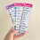 Double Sided English Sight Words Learning Cards High Frequency 6
