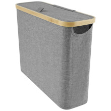 Grey Toilet Paper Storage Organizer for Bathroom Toilet 28L