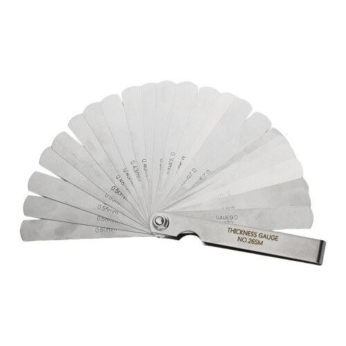 Precise Feeler Gauges Clear Mark for-26 piece stainless s