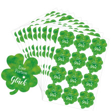 Klavers Decoratieve Sticker Duitse Lucky Seal Label Sticker