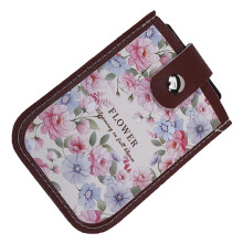 High Capacity Card Sleeve Water Resistant Leather Slide Out-3