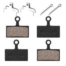 Cube Bremsbeläge Bremsbeläge Fahrrad Scheibenbremsbeläge, 2Paar MTB Fahrrad Bremsbeläge Scheibenbremse, Hinterer Bremsbelag aus Metall,