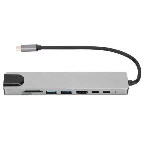 Επαγγελματικού τύπου USB C Hub για απρόσκοπτη συνδεσιμότητα, προσαρμογέας 8 σε 1 2