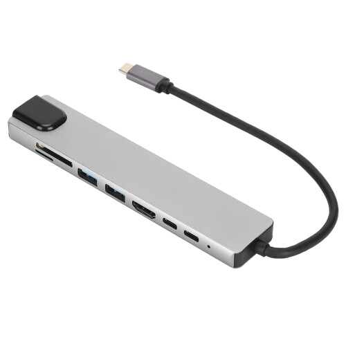 Επαγγελματικού τύπου USB C Hub για απρόσκοπτη συνδεσιμότητα, προσαρμογέας 8 σε 1 1