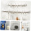 6 Hooks Space-Saving Rack Kitchen Utility Hangers Wall Mug Holder 3