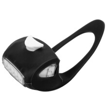 LED-Sicherheitsleuchte für bessere Sichtbarkeit bei Nacht, Silikon-Fahrradlicht mit drei Leuchtmodi, LED-Clip-on-Leuchte für Fahrrad, Kinderwagen,