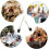 2 pcs Silicone Oil Baking Brush Comfortable to Hold Handle for Cooking 2