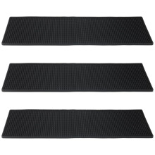 3 PCS Non-Slip Rubber Bar Mats for Bars and Home Kitchen 8 x 24 Inch
