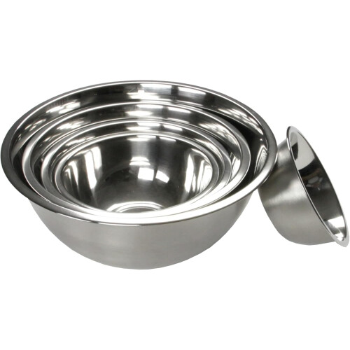 Brushed Stainless Steel Mixing Bowl 8-Quart 1