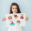 24PCS DIY Eiscreme Graffiti Aufkleber für Kinder Erwachsene DIY 7