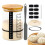 Glass Feed Vacuum Starter Jar Kit for Bread Baking 1