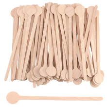 400 PCS Coffee Stirrers Round End for Coffee 6 Inch
