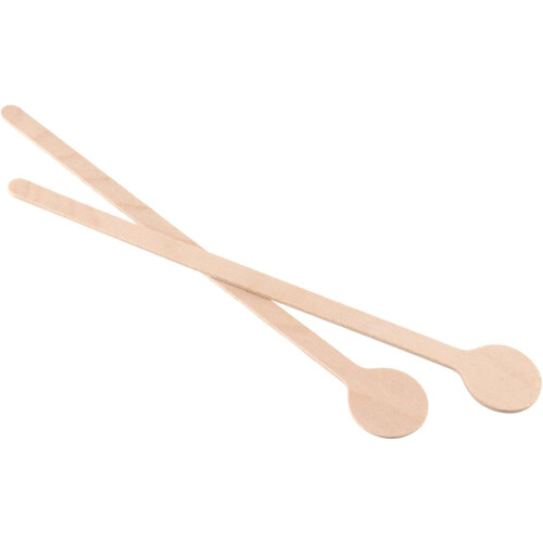 400 PCS Coffee Stirrers Round End for Coffee 6 Inch 2