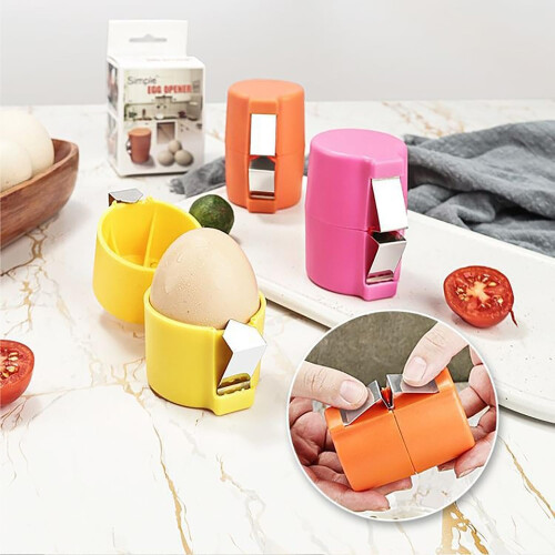 3 PCS Multifunctional Egg Shell Opener for Cooking and Camping 1
