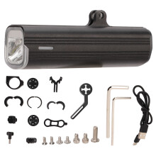 Rennradlampe mit USB-C-Ladefunktion, wasserdichter LED-Frontscheinwerfer für Fahrräder mit Notlichtmodus und einstellbarer Helligkeit