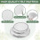 120 Pcs Soft Felt Plate Separators Storage Dish Storage Protectors Pads 3 Different Size 2