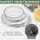 120 Pcs Soft Felt Plate Separators Storage Dish Storage Protectors Pads 3 Different Size 4