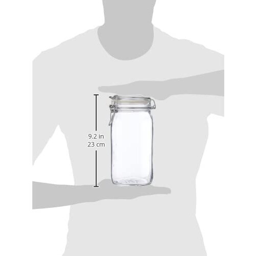 Square Fido Jar 1.5 lt 1