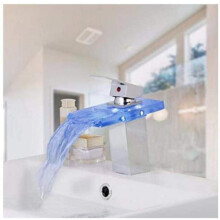 faucet kitchen faucet sink faucet bathroom faucet glass chrome finish waterfall bath washbasin faucet single lever mixer sink