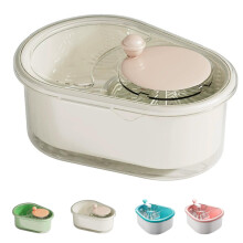 Efficient Double Layer Design Fruit Washer Spinner Bowl for Fruit and Vegetable Wash with Brush Large Size