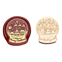 Christmas Themed Seal Stamp Head for-Christmas crystal ba