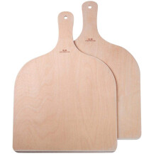 2 Piece Wooden Pizza Peel for Transferring Pizza in Oven 12 Inch