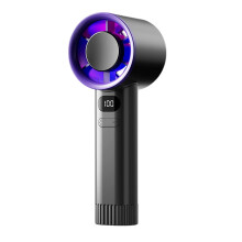 Handheld Fan with 100Speed Adjustable Cooling, USB C Rechargeable Quiet Travel Fan, 360 Head