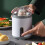 Golden Electric Egg Scrambler Kitchen Gadgets Egg Spinner Small Size 2