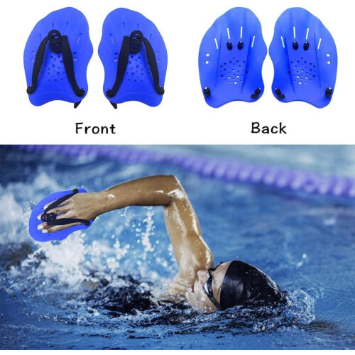 Speedo Swimming Training Hand Paddles with Adjustable Straps 2