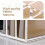 Thickened Acrylic File Organizer 3 Compartment Letter Holder 2