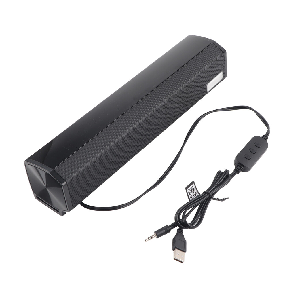 Mini Rgb Led Soundbar With Bass Surround Sound,Usb Powered Speaker For Laptop With 3.5Mm Aux Input, Loud Sound, Loud Sound, Loud Sound, Loud Sound 9420858994114