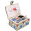3color Handwerk sewing Tool Organizer with polyesterwooddoublelayerdesign (Green needlework) 2