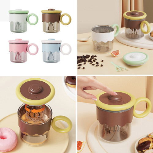 Automatic Stirring Mug Innovative Beverage Mixer Easy-Pink 2