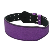 Weight Belt Fitness Weightlifting Belt Gym Strength Training Waist Support Purple L