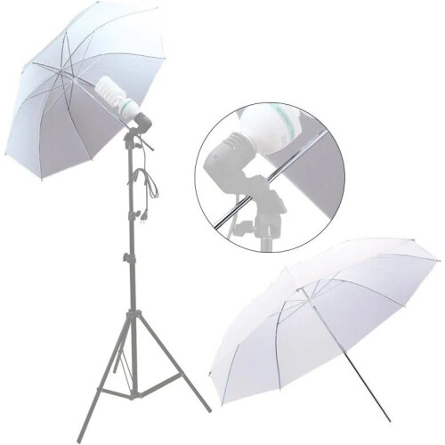 4 Pack Soft White Translucent Umbrella for Studio Photography Lighting 33 Inch 2