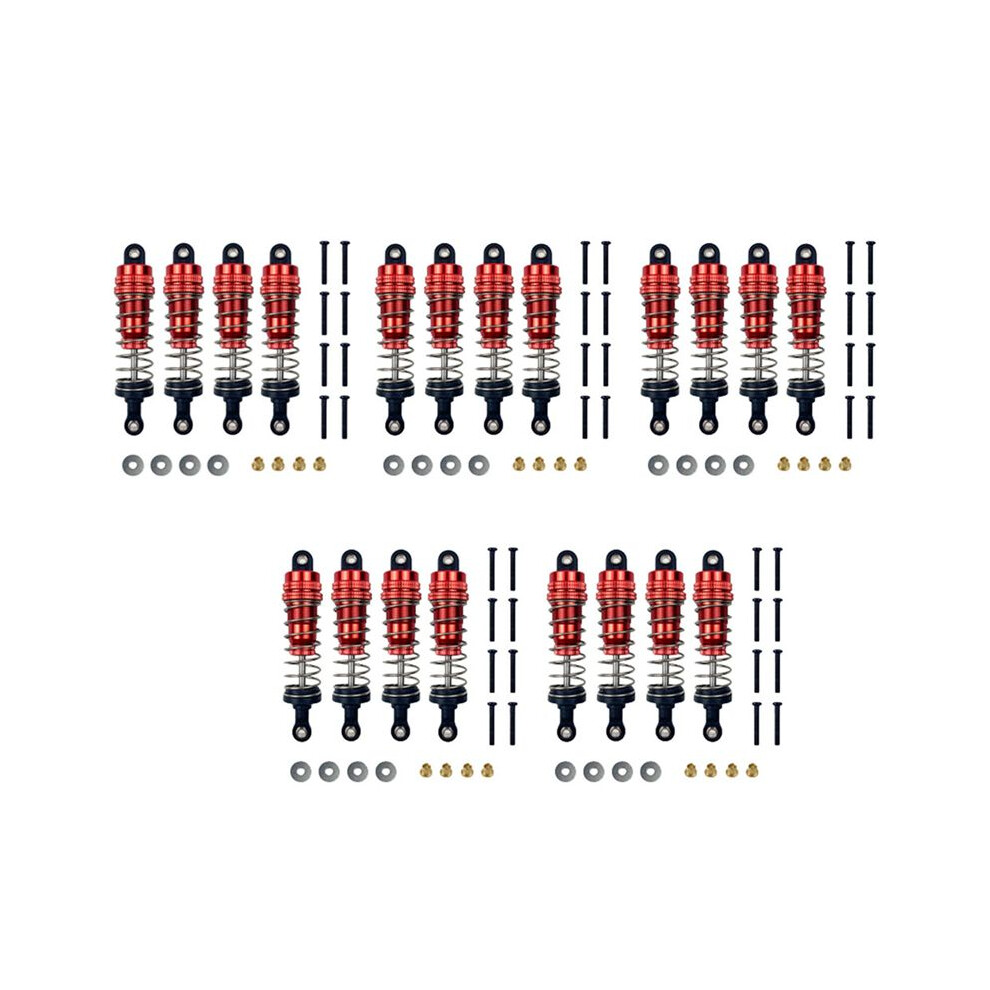 20X For Mn86k Mn86ks Mn86 Mn86s Mn G500 1/12 Rc Car Upgrade Parts Metal Shock Absorber Damper Accessories, Red 6133381059016