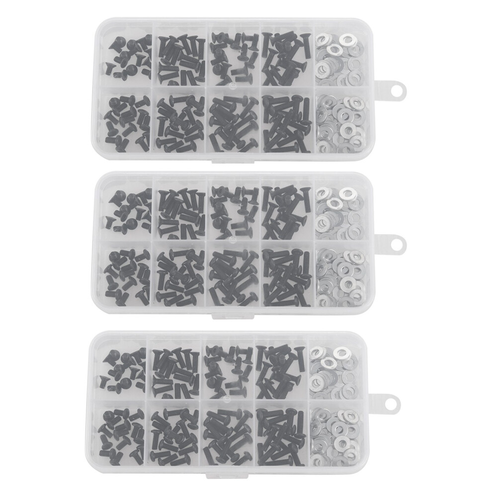 Screws Box Set For 1/10 Hsp Traxxas Tamiya Hpi Kyosho D90 Src10 Remote Control Rc Car Parts 540Pcs 6132964713802