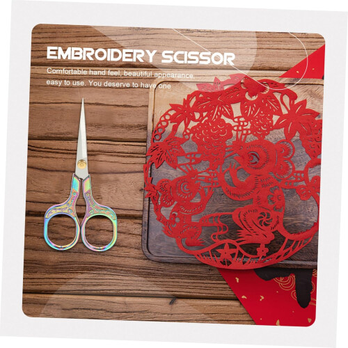Pflaumenbltenretro scissors Sewing Handwork tool Embroidery 1