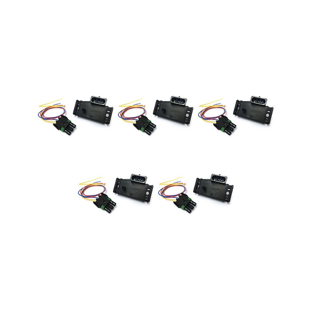 5X 3 Bar Map Manifold Absolute Pressure Sensor Turbo Boost Wire Plug Pigtail 12223861 For Cadillac Chevrolet Pontiac 4711599102407
