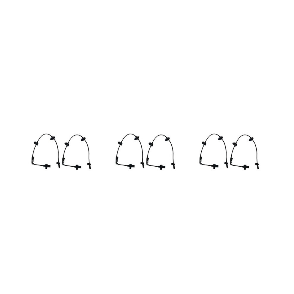 6Pcs Front Right / Left Abs Wheel Speed Sensor Fit For 2006-2011 Honda Civic 57450-Sna-003 57455-Sna-003 4712150823489